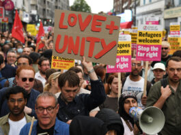 anti-Right protests in London